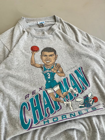 Large Charlotte Hornets Rex Chapman Salem T-shirt