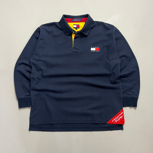 Large 2000s Tommy Hilfiger Collared Long Sleeve
