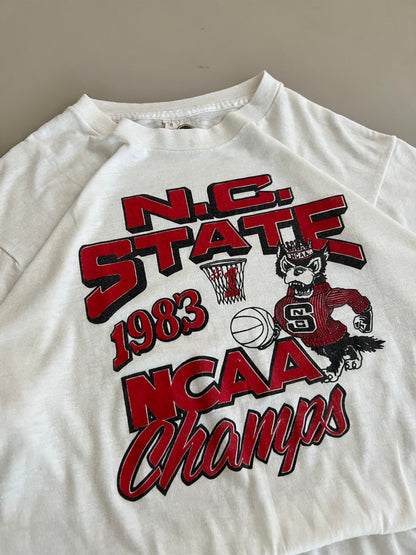 Large 1983 NC State NCAA Champs T-shirt