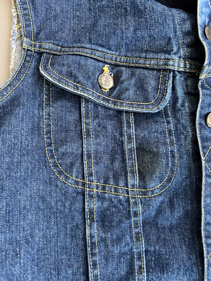 Medium 60s Lee 101-j Denim Vest