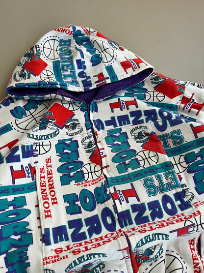 Large Charlotte Hornets Reworked Blanket Jacket