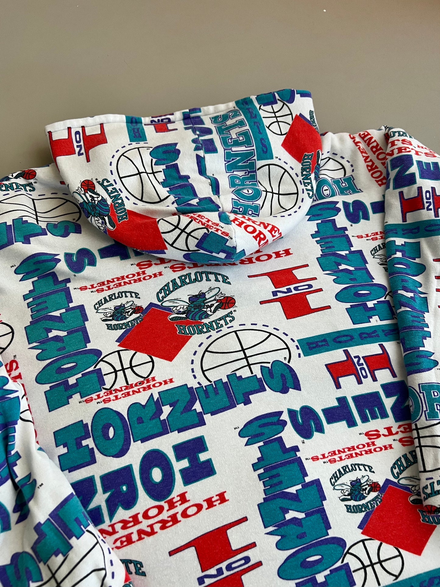 Large Charlotte Hornets Reworked Blanket Jacket