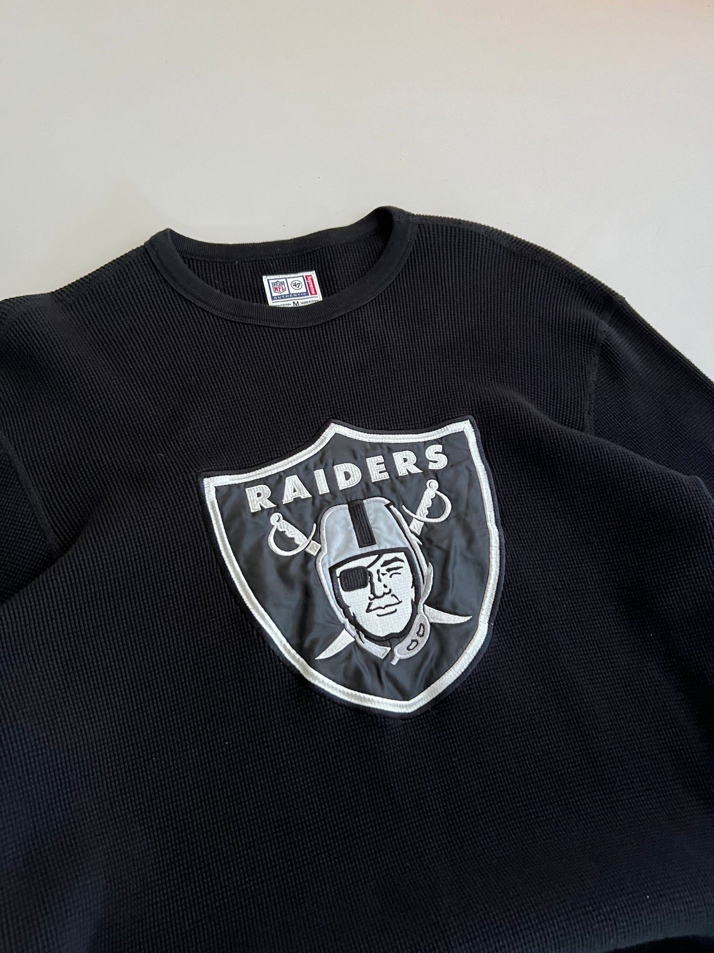 Medium Oakland Raiders x Supreme Thermal Shirt