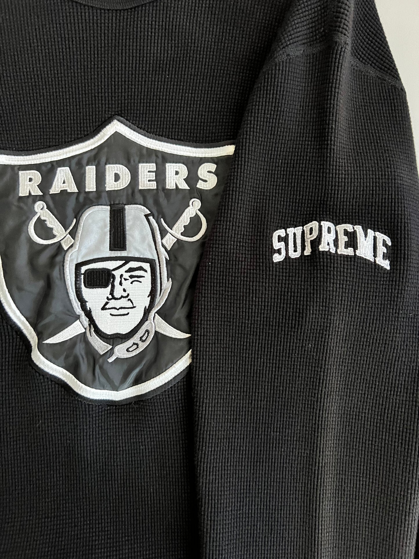 Medium Oakland Raiders x Supreme Thermal Shirt
