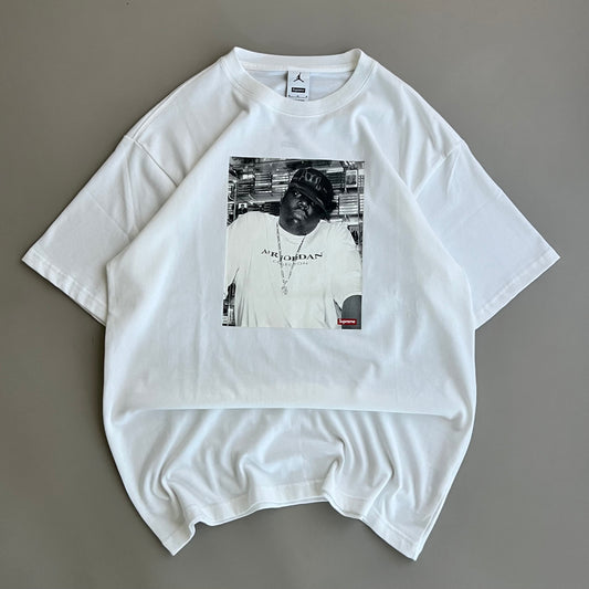 Medium Supreme X Jordan Biggie Photo T-shirt