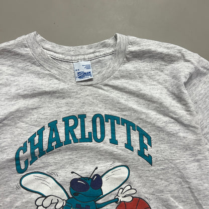 Youth Large 1990s Charlotte Hornets T-shirt