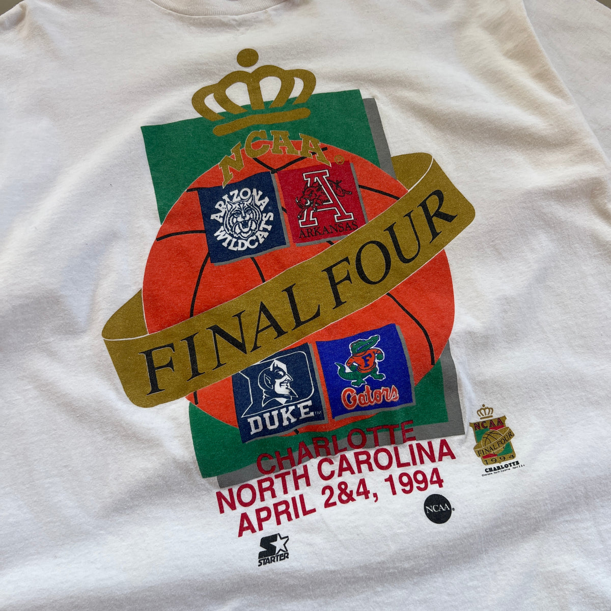 XL 1994 Charlotte NCAA Final Four T-shirt