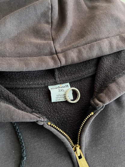 XXL Black Carhartt Zip Hoodie