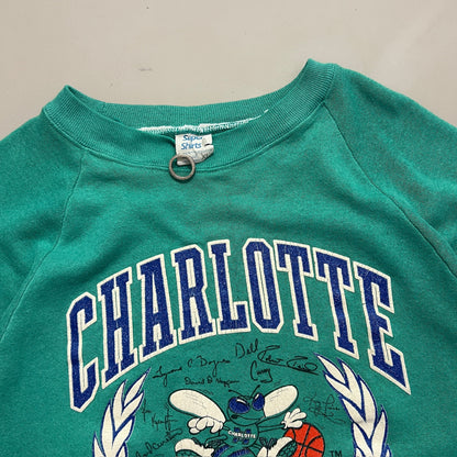 XL 1988 Charlotte Hornets Signature Sweatshirt