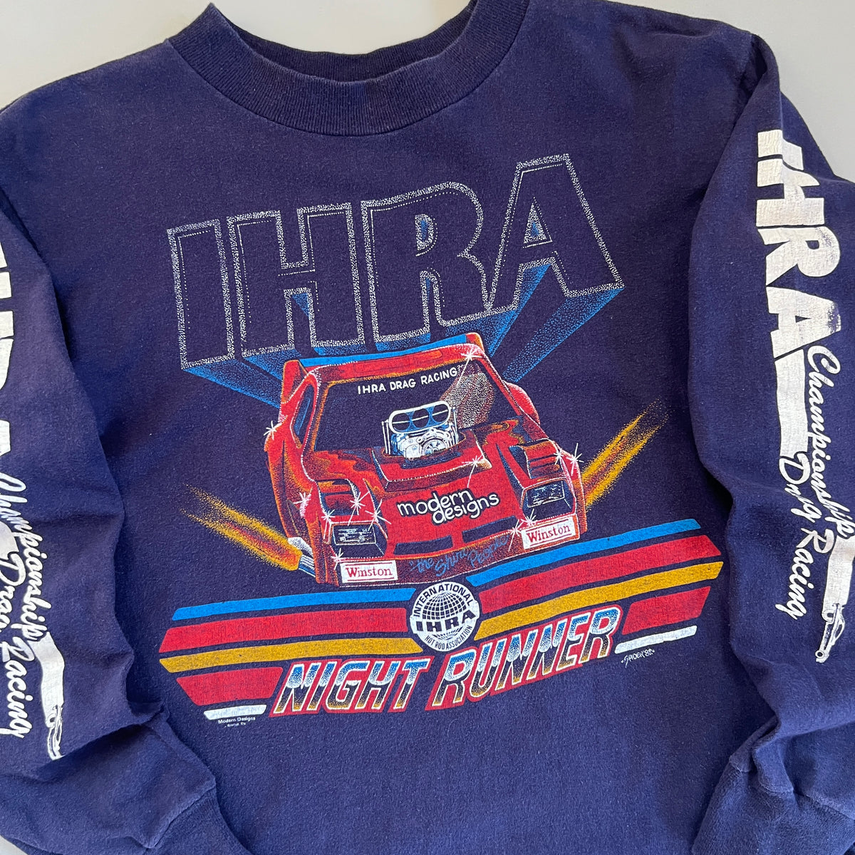 Medium 1982 IHRA Night Runner Long Sleeve Shirt