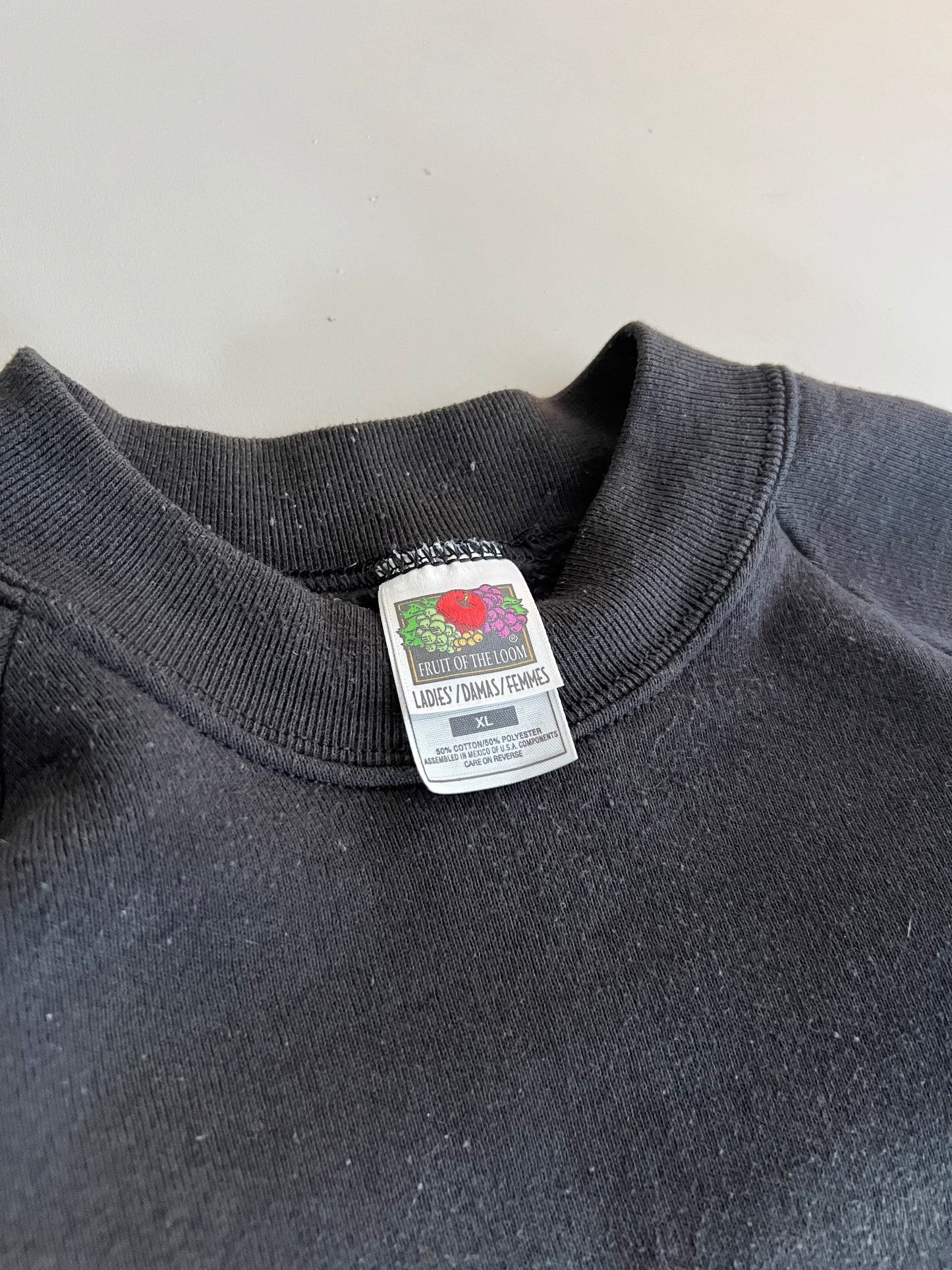 XL 90s Fruit Of The Loom Blank Sweatshirt
