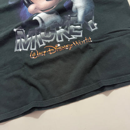 Large 1990s Black Mickey Mouse T-shirt