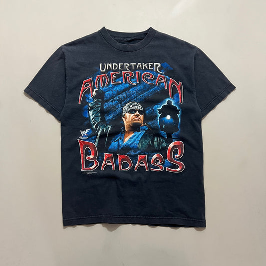 Large 2000 Undertaker American Badass WWF T-shirt