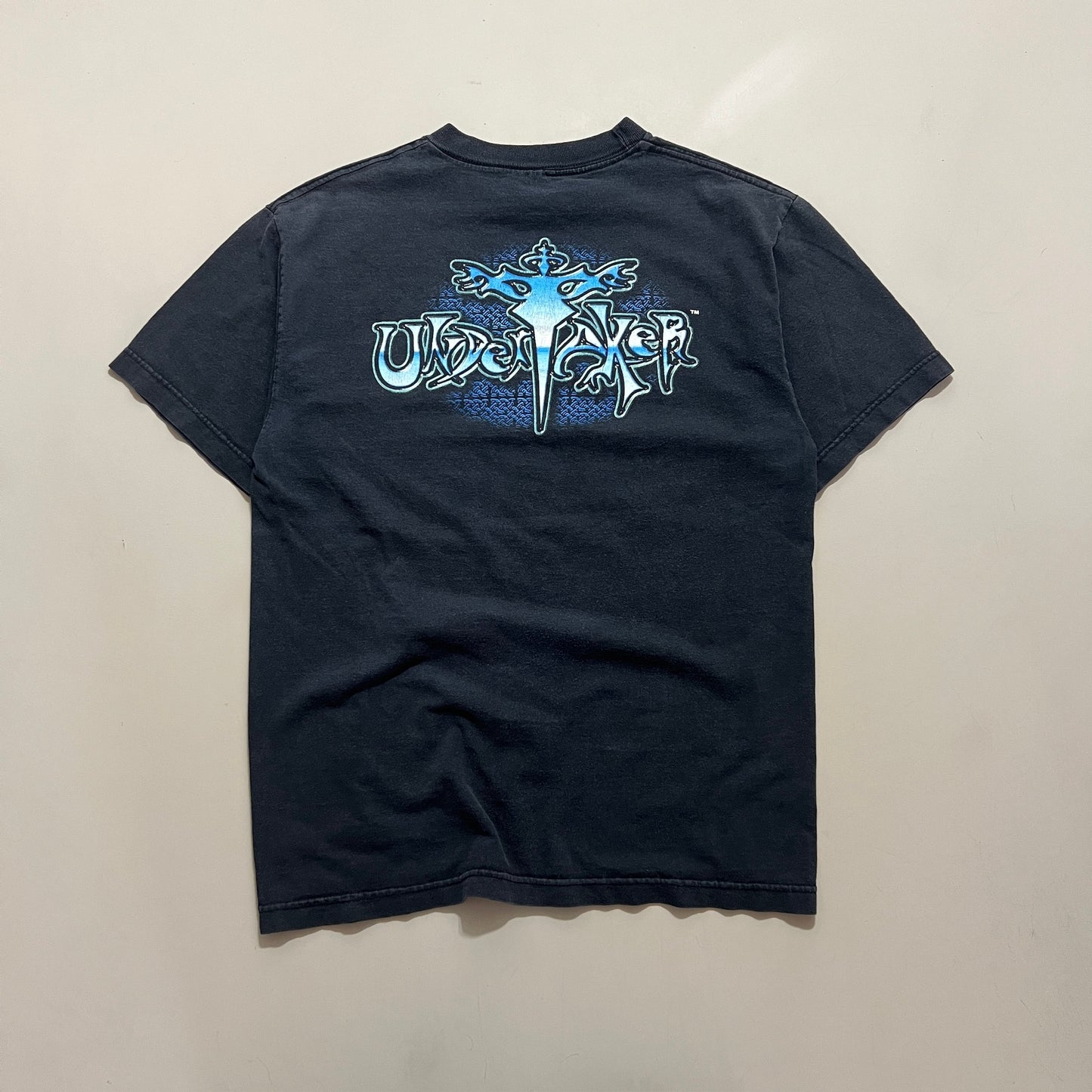 Large 2000 Undertaker American Badass WWF T-shirt