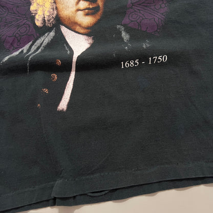 XL 1990s Johann Sebastian Bach Portrait T-shirt