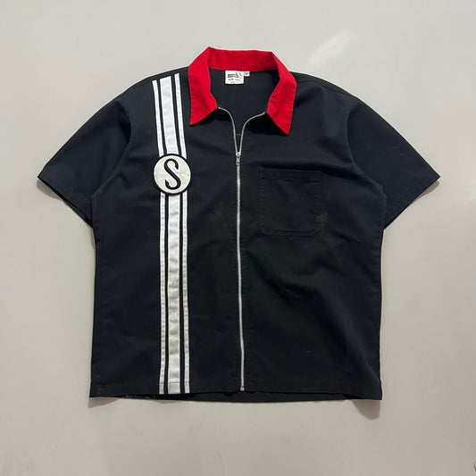 Large 90s Schwinn Bikes Worker Shirt
