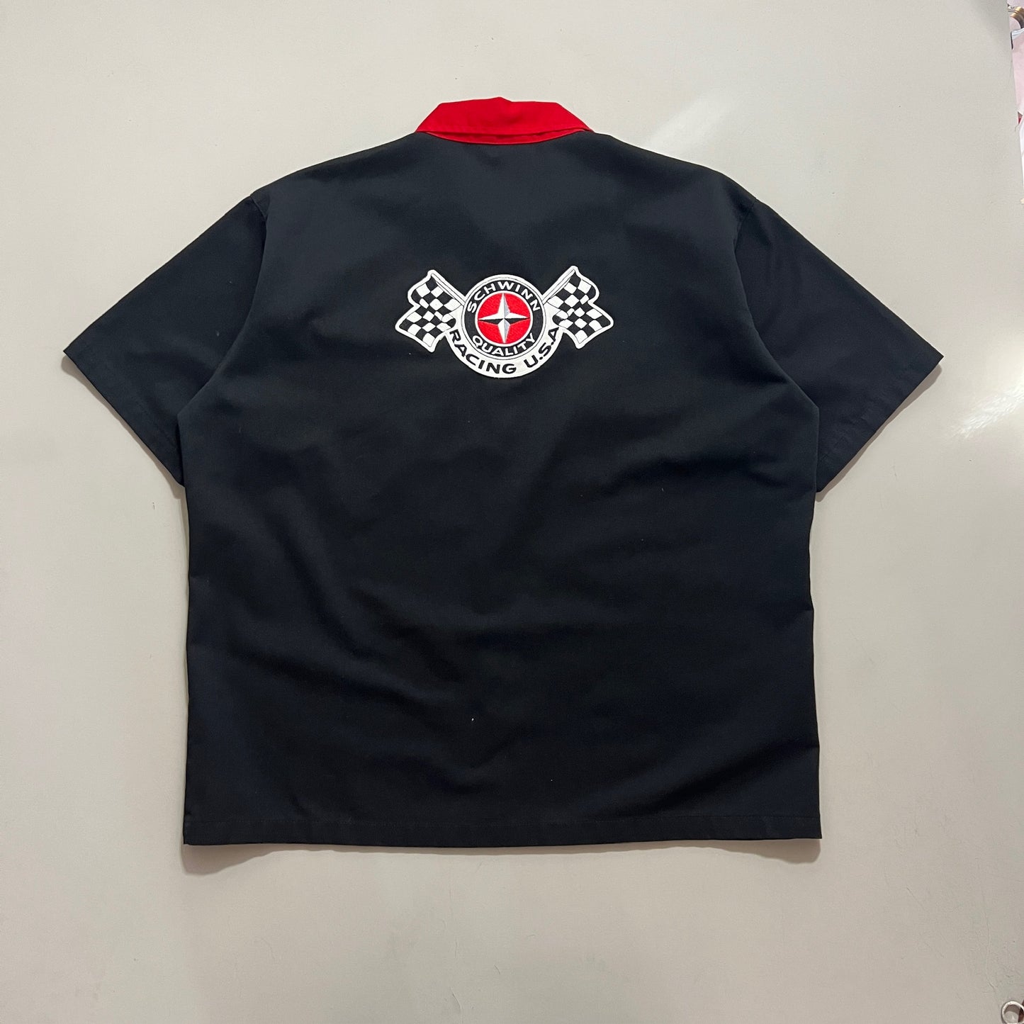 Large 90s Schwinn Bikes Worker Shirt