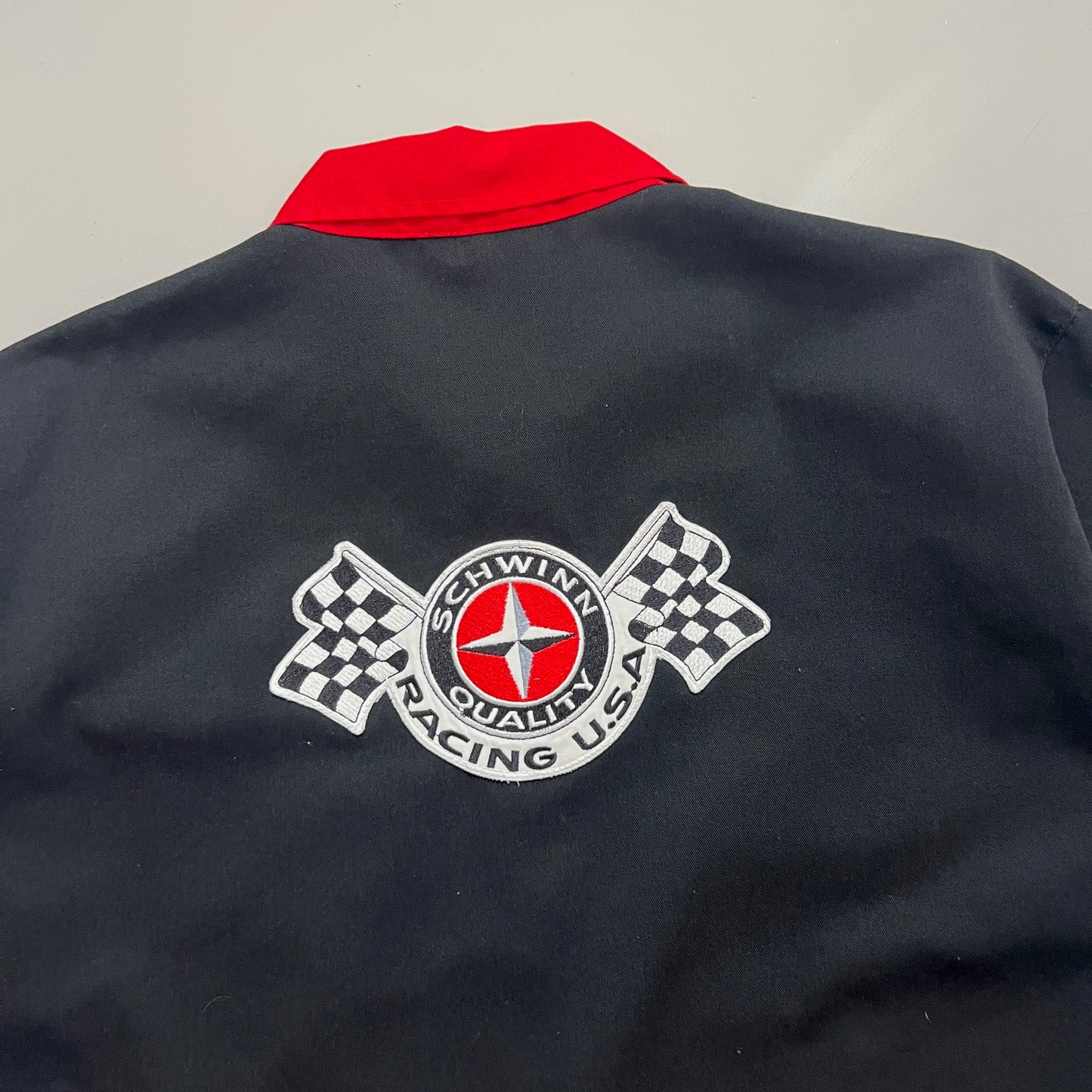 Large 90s Schwinn Bikes Worker Shirt