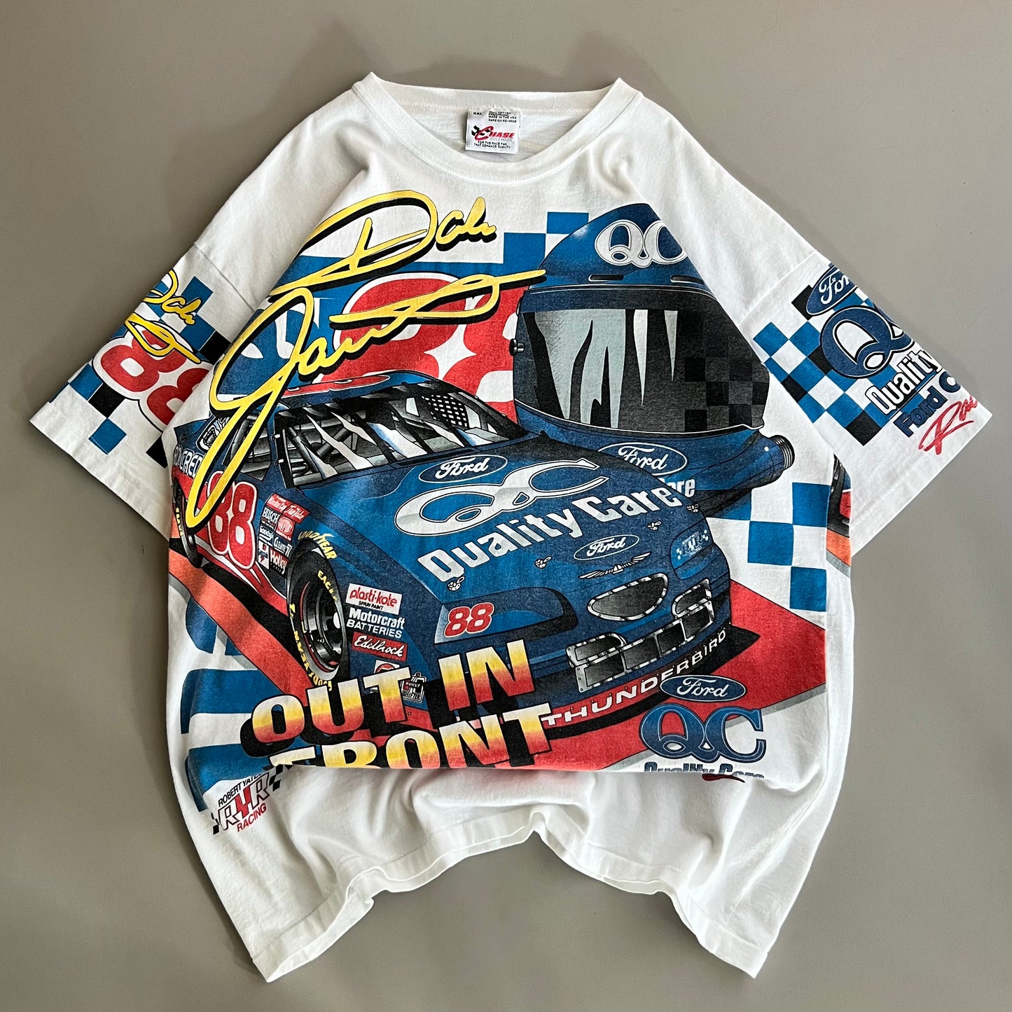 XXL 90s Dale Jarrett AOP Racing T-shirt