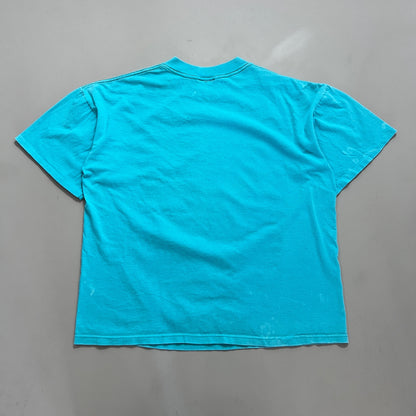 Large 1990s Charlotte Hornets Magic Johnson T's T-shirt