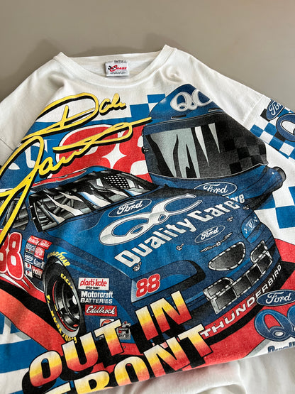 XXL 90s Dale Jarrett AOP Racing T-shirt