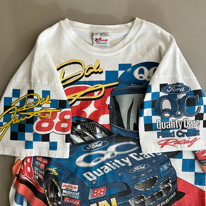 XXL 90s Dale Jarrett AOP Racing T-shirt