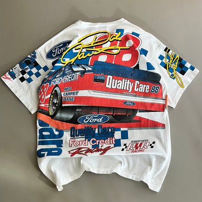 XXL 90s Dale Jarrett AOP Racing T-shirt