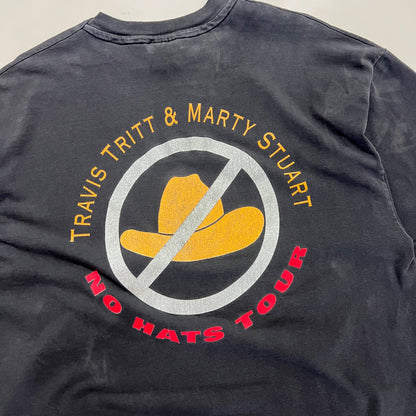 XL 1992 Travis Tritt Marty Stuart No Hats Tour T-shirt