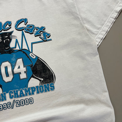 XL 2003 Carolina Panthers Cardiac Cats T-shirt