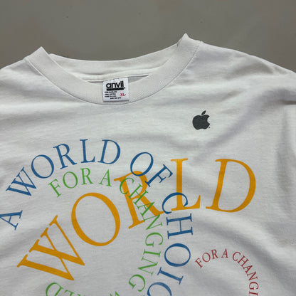 XL 1990s Apple World of Choices T-shirt