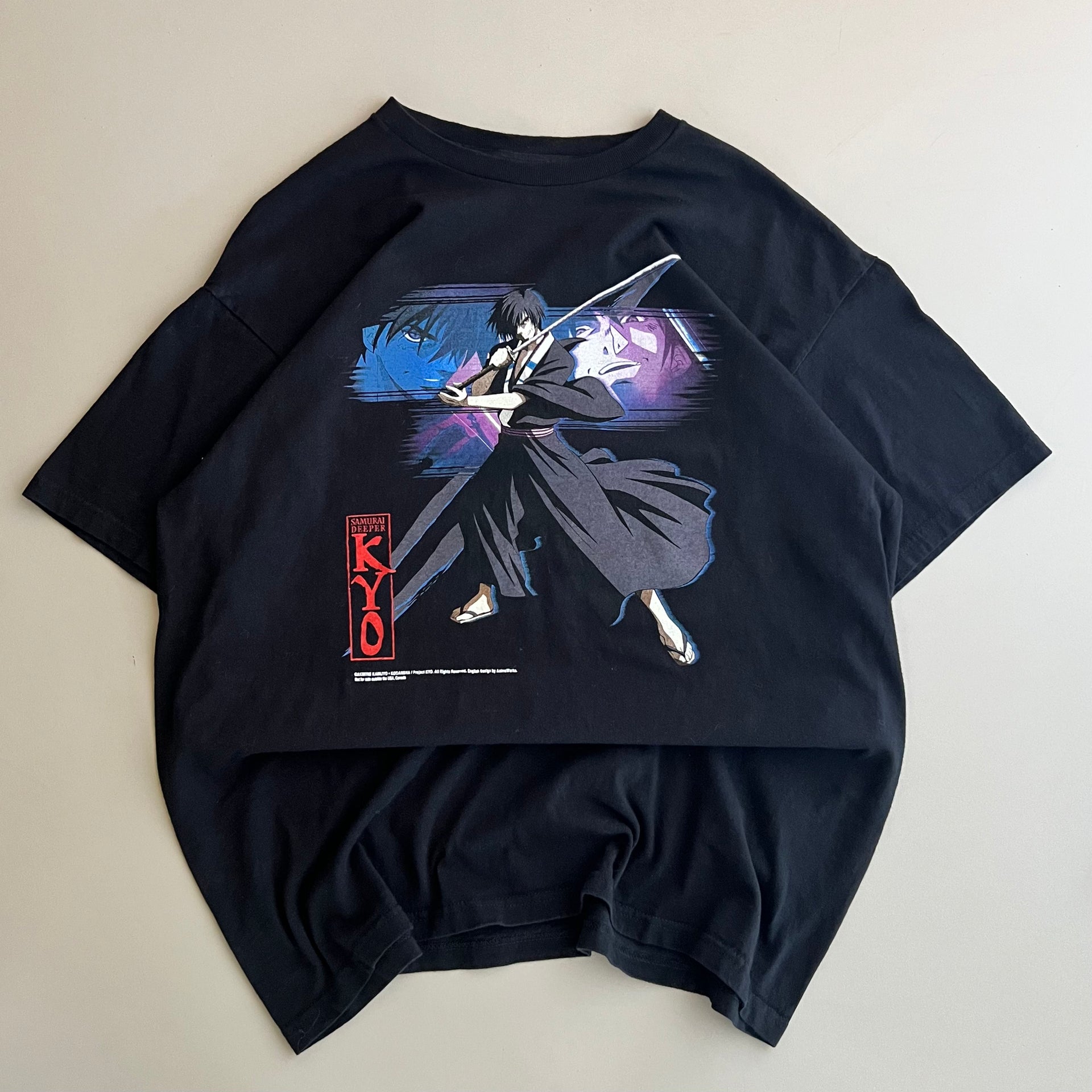 00s SAMURAI DEEPER KYO anime tシャツ XL 2000s Samurai Deeper Kyo Anime T-shirt – Nothing New