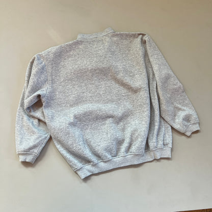 Vintage Grey Dockers Major Big League Collared Sweatshirt