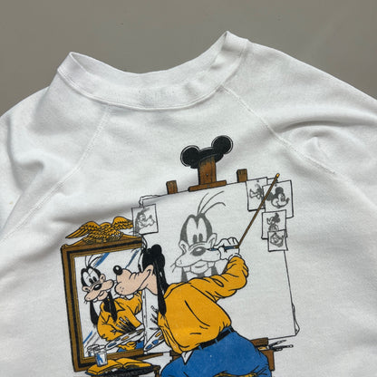 XL 1980s Distressed Disney Goofy Norman Rockwell Sweatshirt