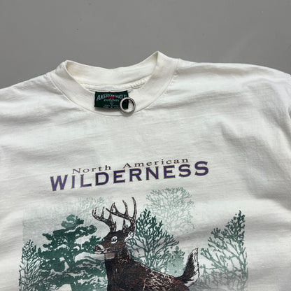 Large 1990s Distressed American Eagle Wilderness T-shirt