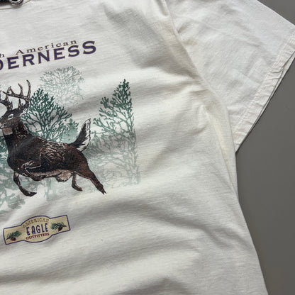 Large 1990s Distressed American Eagle Wilderness T-shirt
