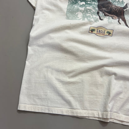 Large 1990s Distressed American Eagle Wilderness T-shirt