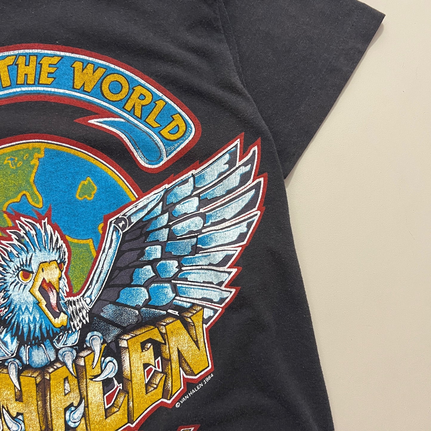 Medium 1984 Van Halen Tour of the World T-shirt