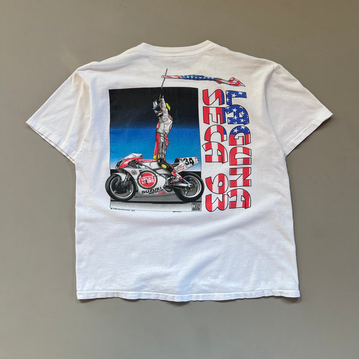 Large 1993 Laguna SECA MotoGP T-shirt