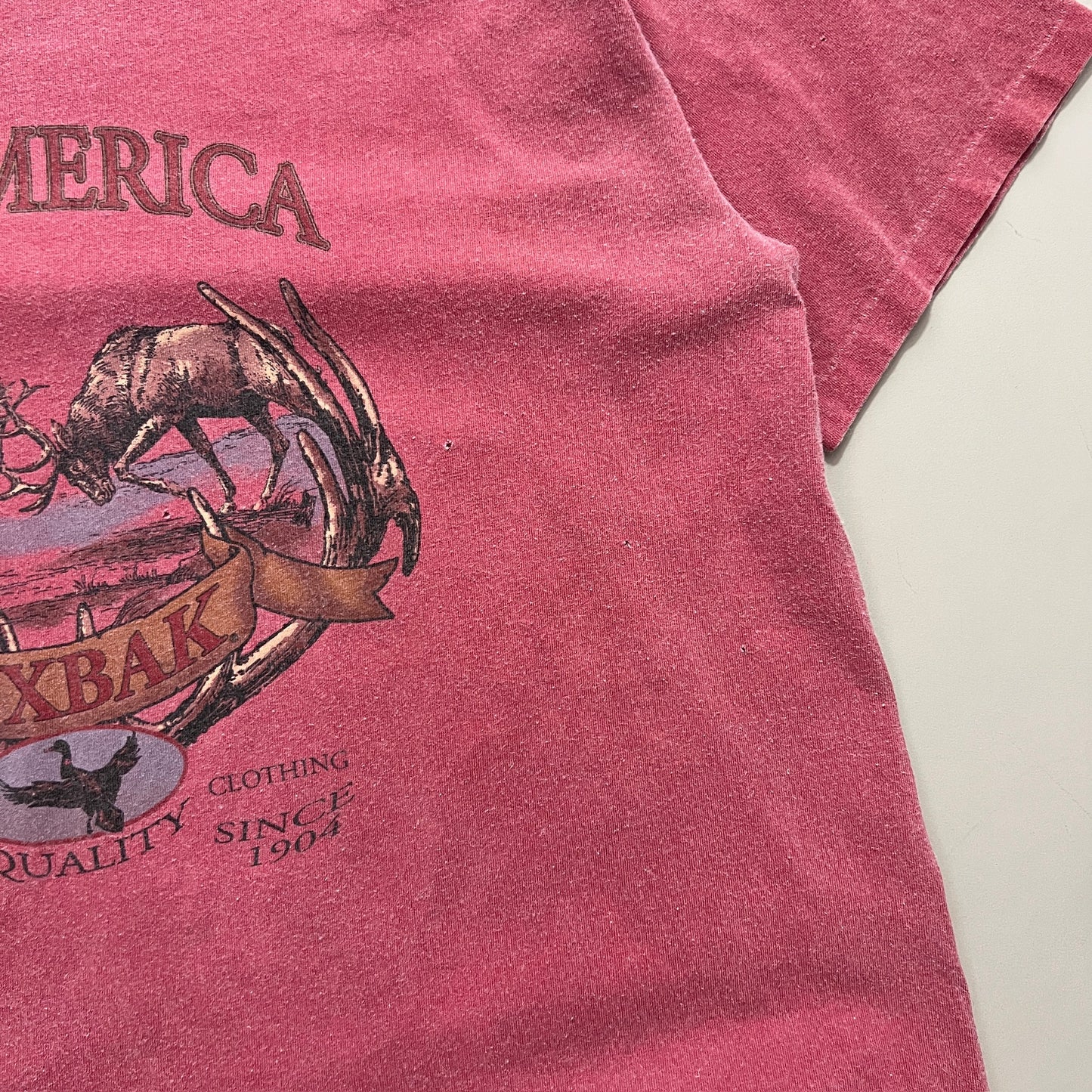 XL 1990s Duxbak Wild America T-shirt