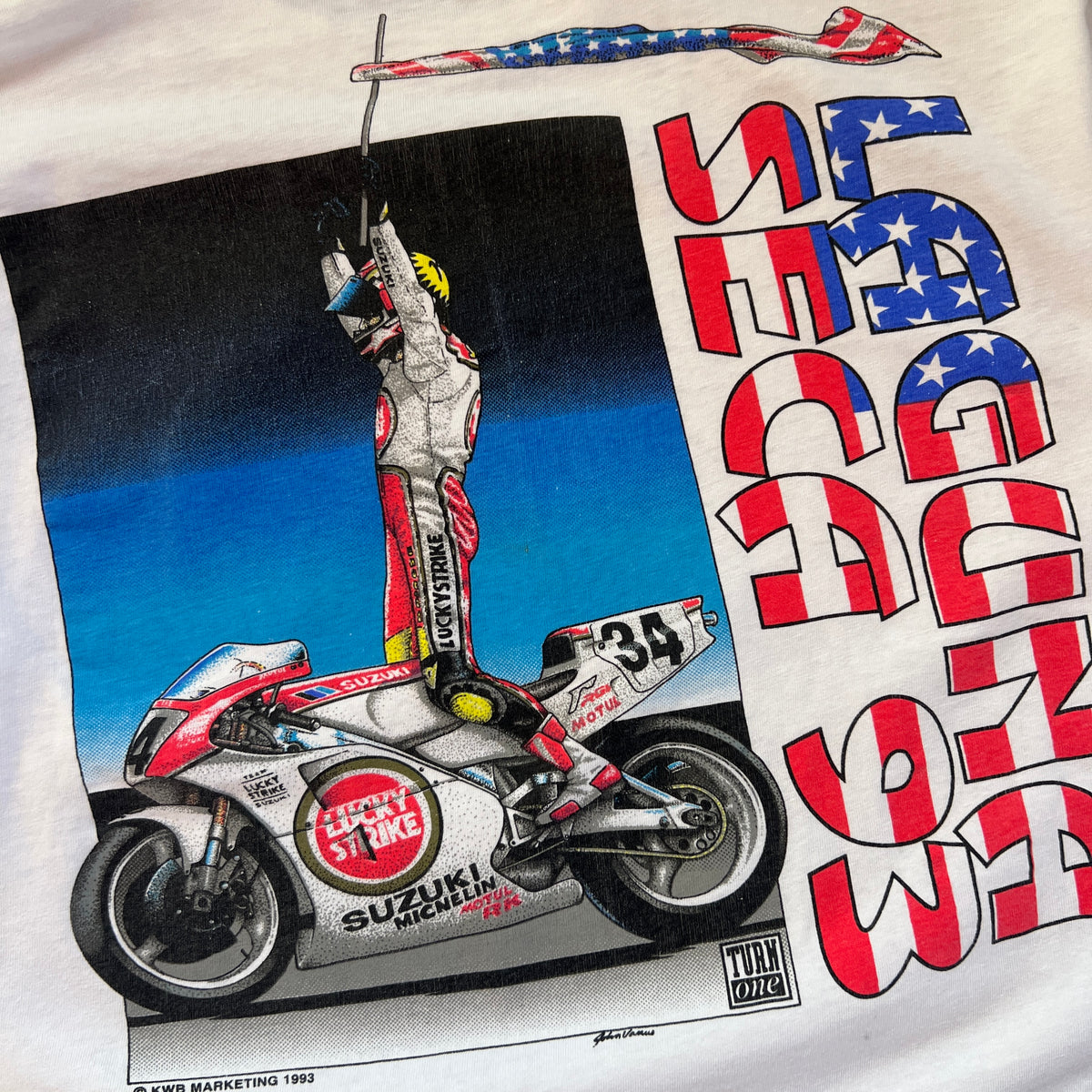 Large 1993 Laguna SECA MotoGP T-shirt