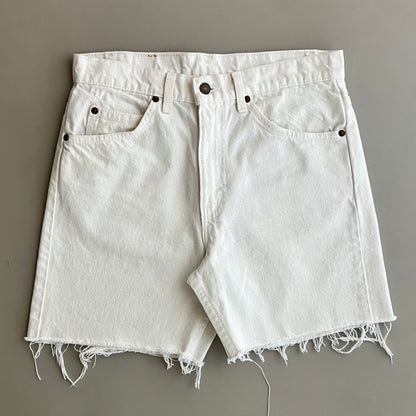 30w 90s White Levi's Orange Tab Shorts