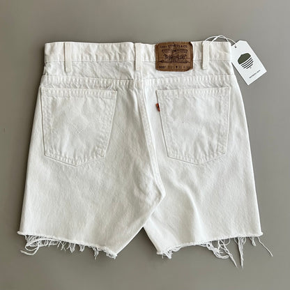 30w 90s White Levi's Orange Tab Shorts