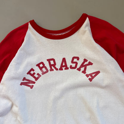 Large 70s Nebraska Raglan