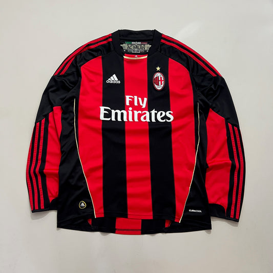 Large 2010/11 AC Milan Zlatan Ibrahimovic Home Kit
