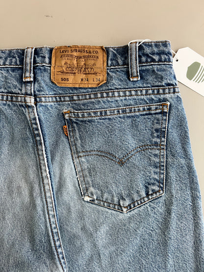 34w 90s Levi's Orange Tab Denim Shorts