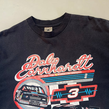 1991 XXL Dale Earnhardt Five Time Champion T-Shirt