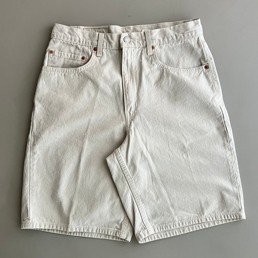 30" Levi's 550 Ecru Denim Shorts