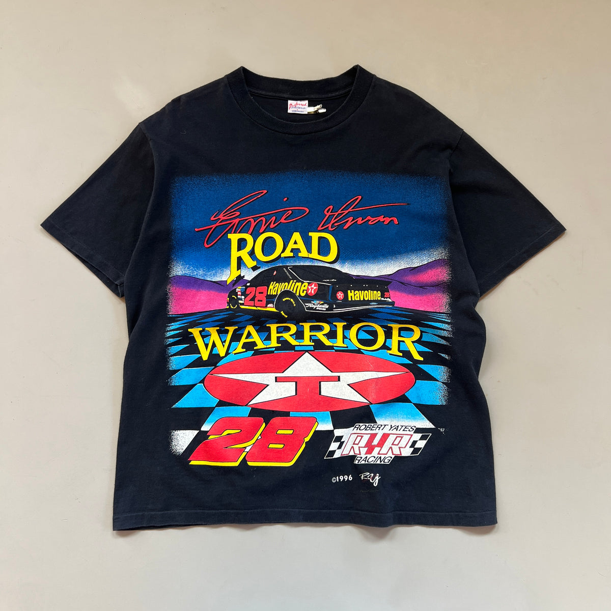 1996 Large Ernie Irvin Road Warrior T-Shirt