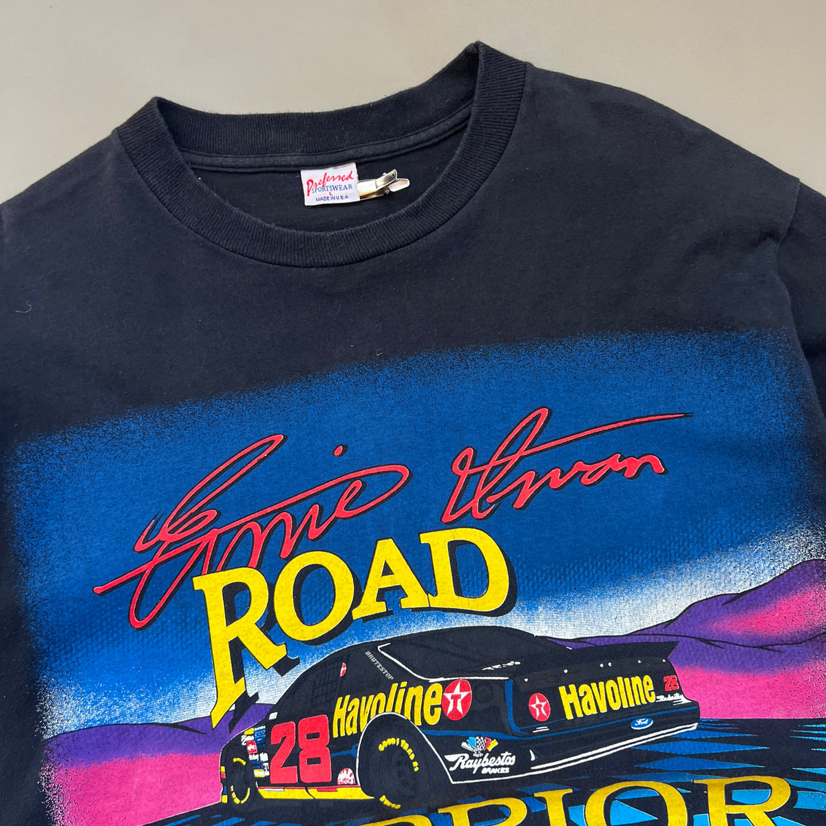 1996 Large Ernie Irvin Road Warrior T-Shirt