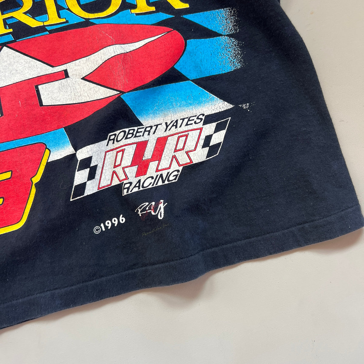 1996 Large Ernie Irvin Road Warrior T-Shirt